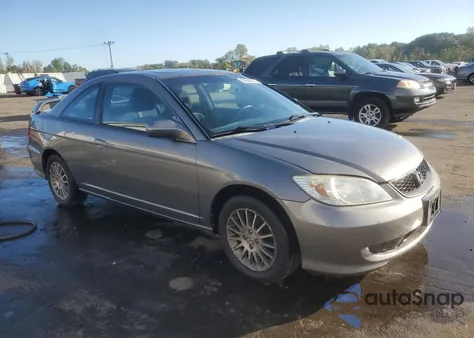 2005 Honda Civic Ex from USA, damaged, VIN 1HGEM22995L028372